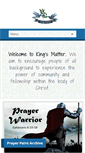 Mobile Screenshot of kingsmatter.com